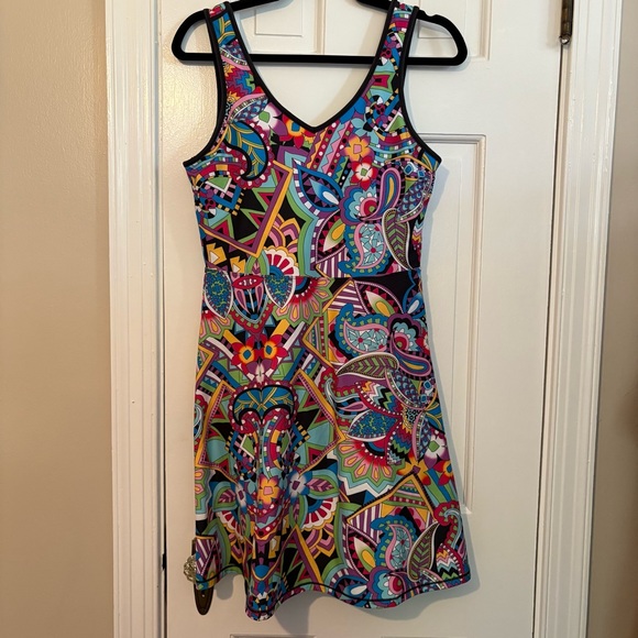 Johnny Was Bee Active Scoop Back Fit and Flare Tennis Dress Shorts - Small - Picture 3 of 7